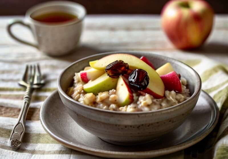 owsianka-cynamon-jabłko