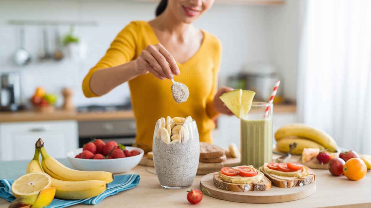 Przygotowywanie fit śniadania