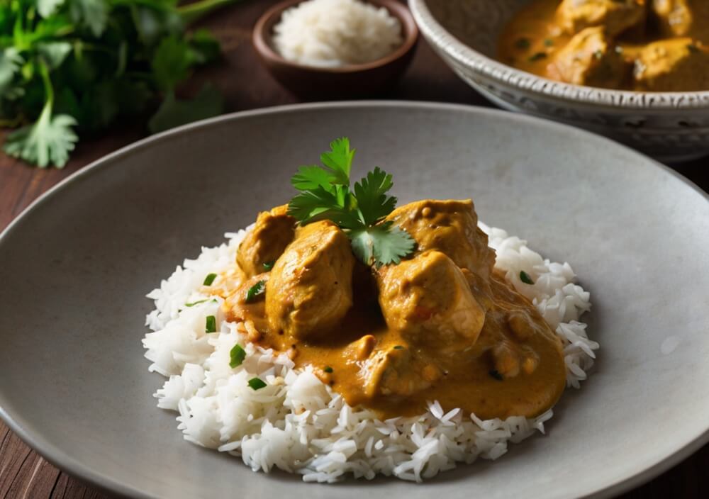 Kurczak w sosie curry
