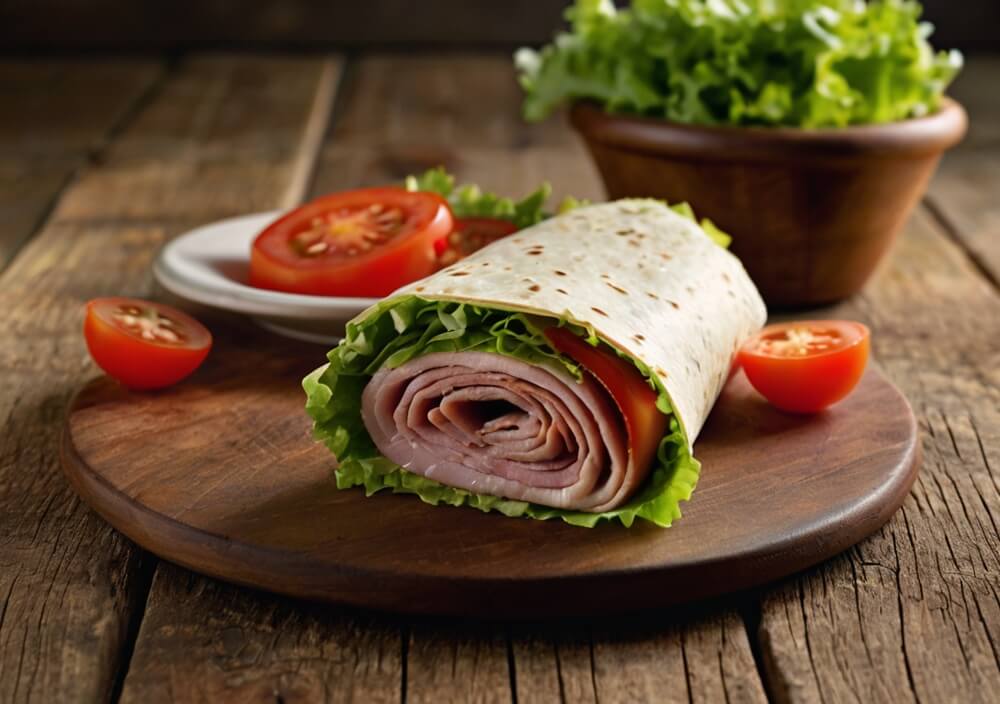 niskokaloryczne-wrapy-szynka