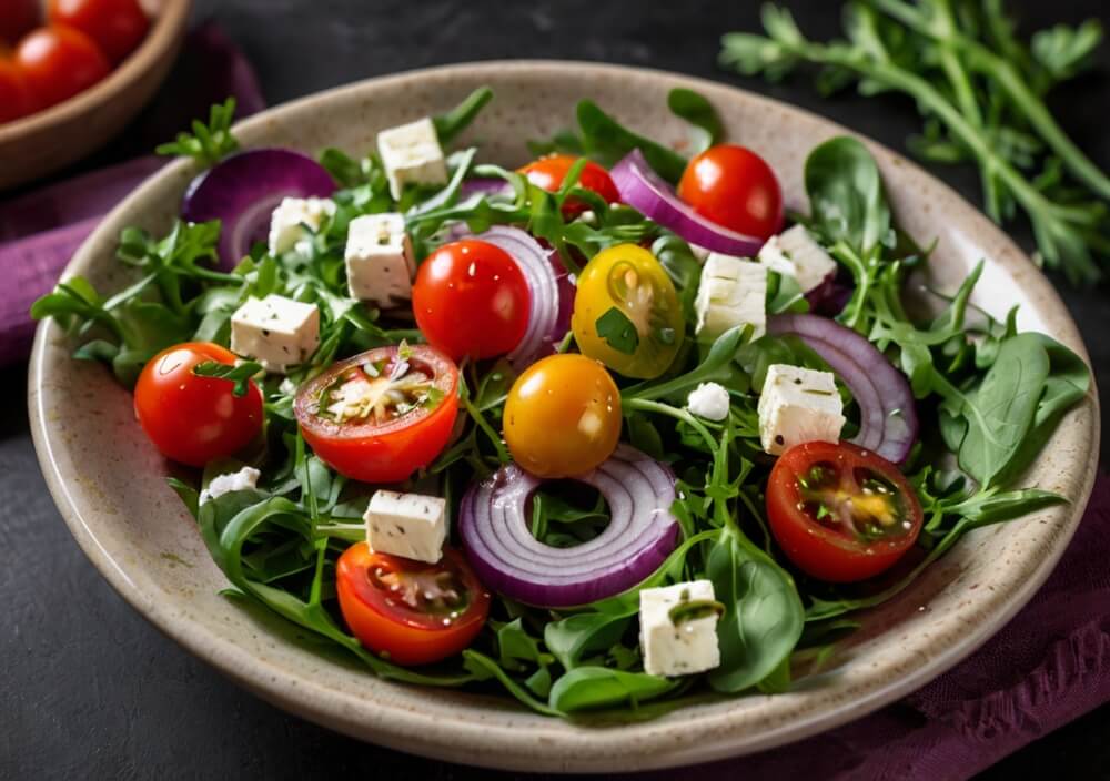 salatka-rukola-pomidorki