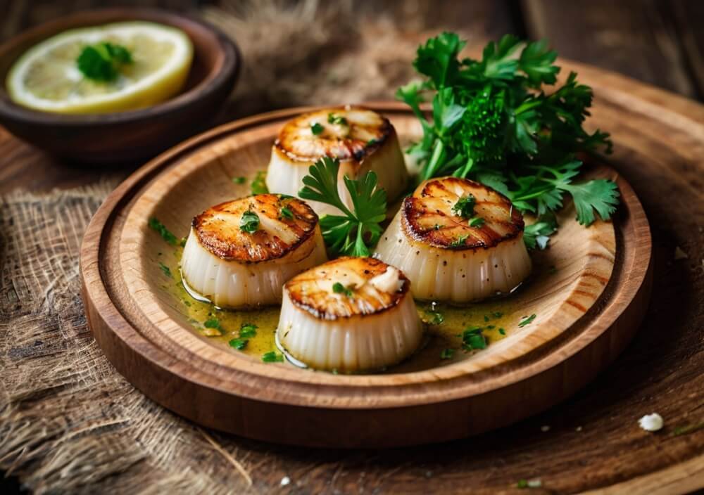 grillowane-przegrzebki-masło-czosnkowe