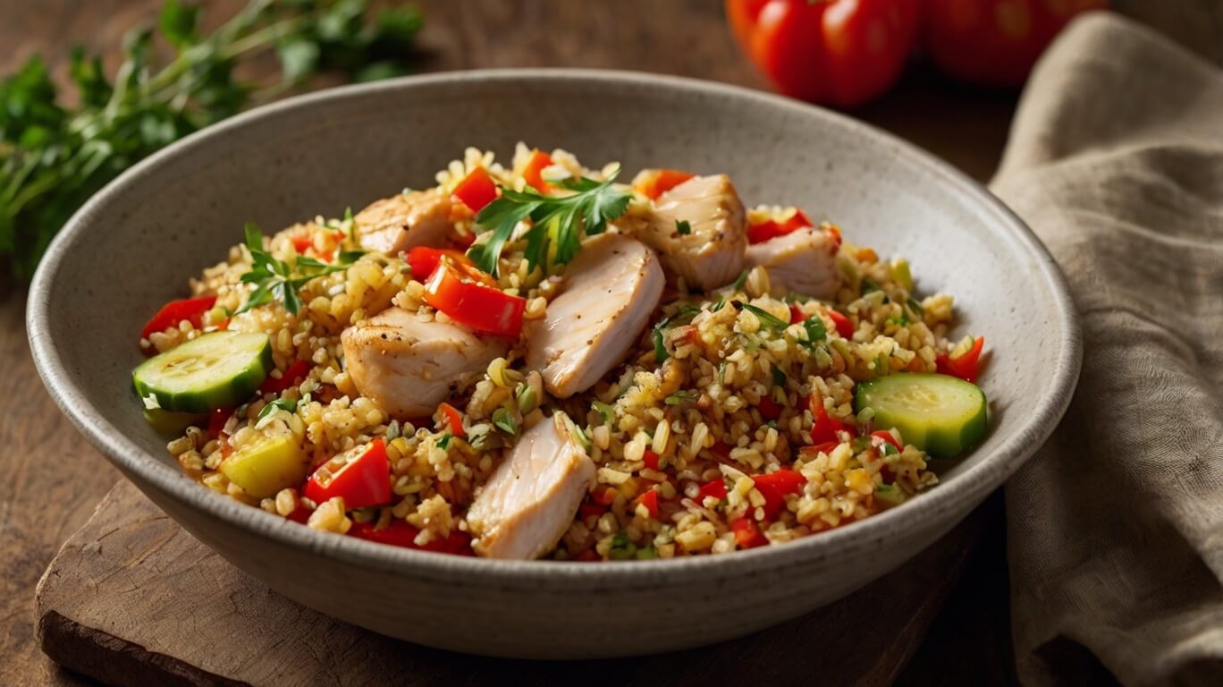 kurczak-kasza-warzywa