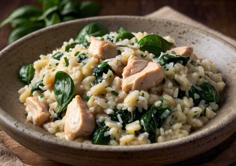 risotto-kurczak-szpinak