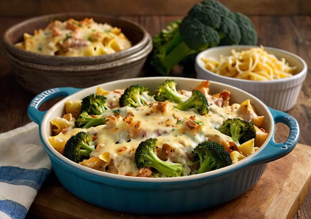 zapiekanka-makaronowa-brokuly-kurczak