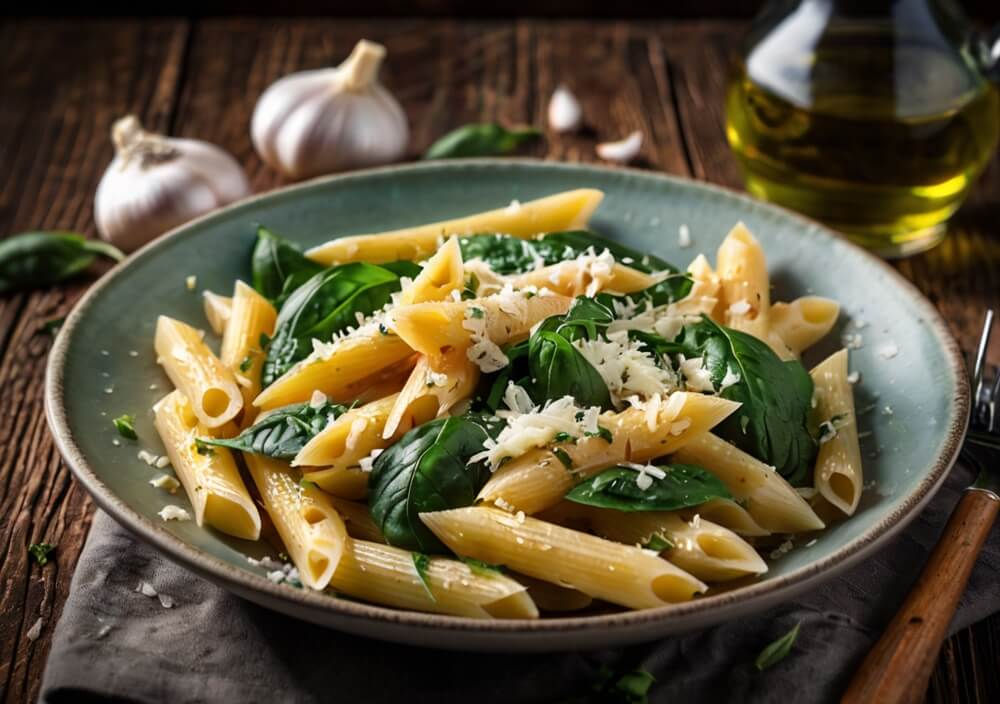 makaron-ricotta-szpinak