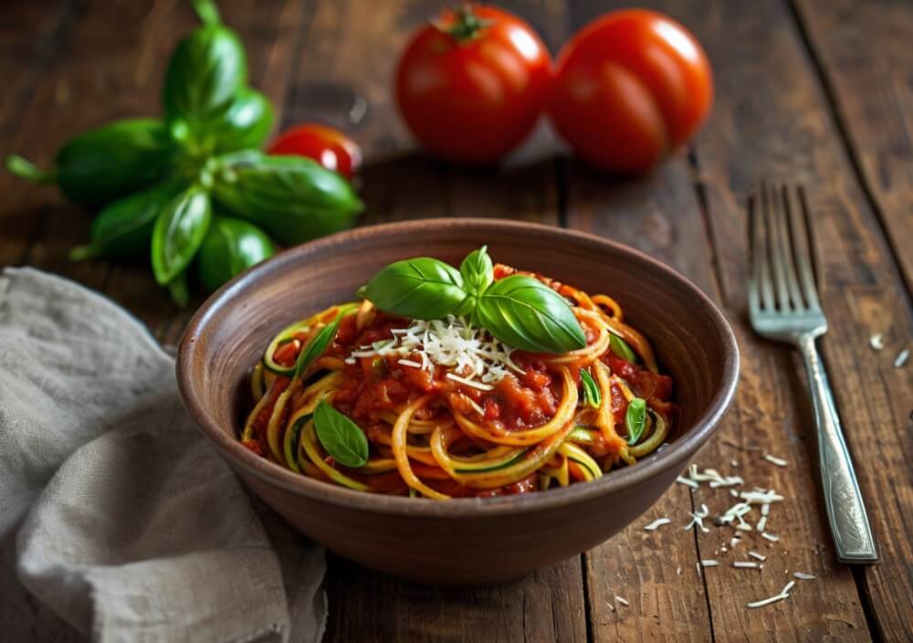 makaron-zucchini-sos-pomidorowy