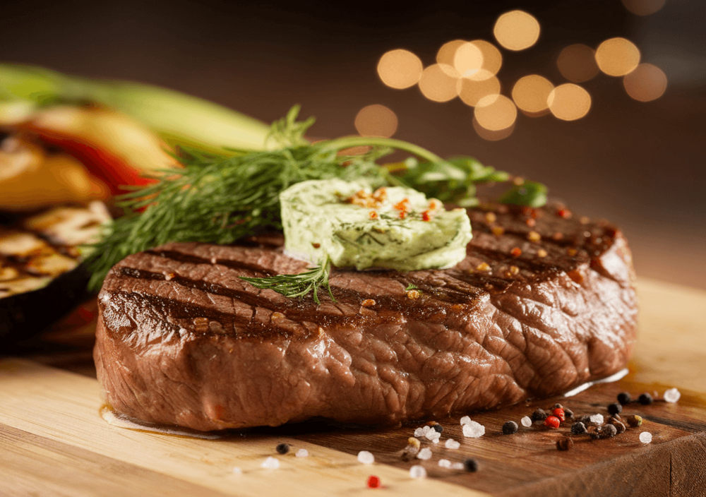 keto-stek-maslo-ziołowe